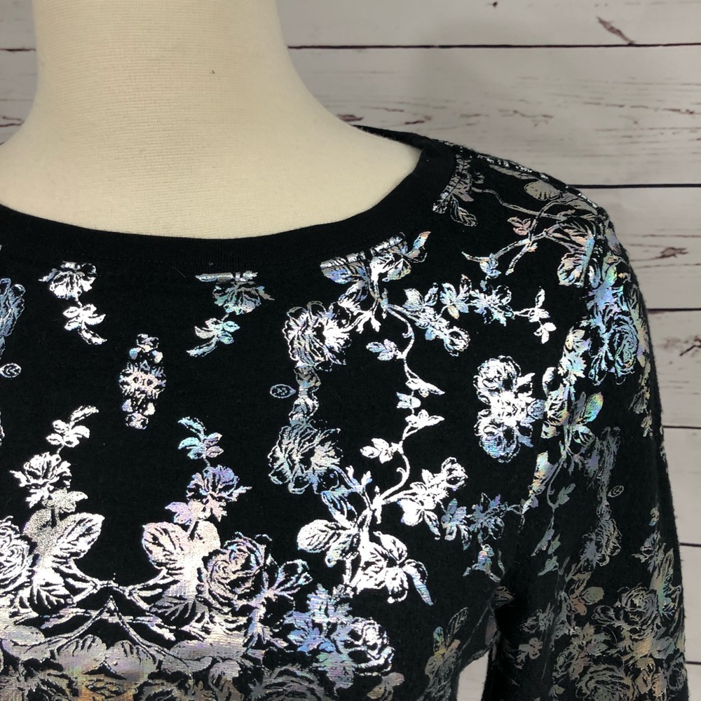 Wildfox Black Metallic‎ Sweater - Picture 4 of 8